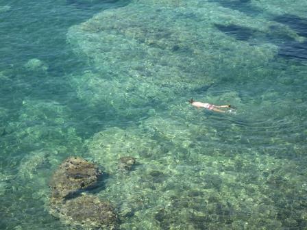Jordan capturing underwater video